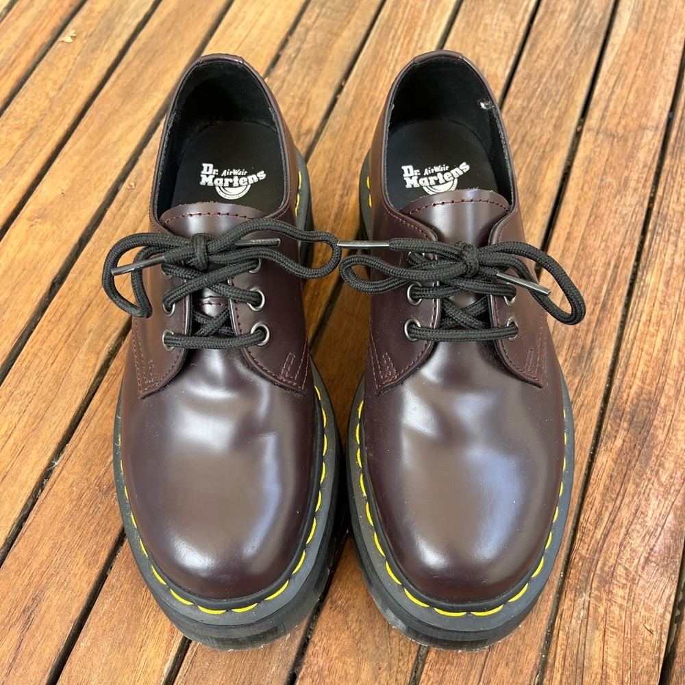 Dr. Martens 1461 Platform Quad Oxfords 37